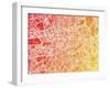 London England Street Map-Michael Tompsett-Framed Art Print