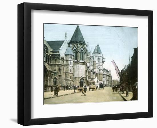 London (England), the Courthouse-Leon, Levy et Fils-Framed Photographic Print