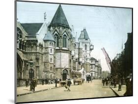 London (England), the Courthouse-Leon, Levy et Fils-Mounted Photographic Print