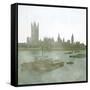 London (England), the Parliament Seen from the Quays-Leon, Levy et Fils-Framed Stretched Canvas