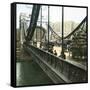 London (England), the Suspension Bridge-Leon, Levy et Fils-Framed Stretched Canvas