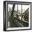 London (England), the Suspension Bridge-Leon, Levy et Fils-Framed Photographic Print