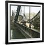 London (England), the Suspension Bridge-Leon, Levy et Fils-Framed Photographic Print
