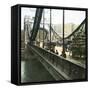 London (England), the Suspension Bridge-Leon, Levy et Fils-Framed Stretched Canvas