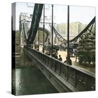 London (England), the Suspension Bridge-Leon, Levy et Fils-Stretched Canvas
