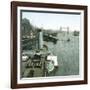 London (England), the Thames and the New Bridge-Leon, Levy et Fils-Framed Photographic Print