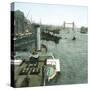 London (England), the Thames and the New Bridge-Leon, Levy et Fils-Stretched Canvas