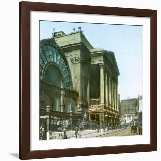 London (England), the Theater of Covent Garden-Leon, Levy et Fils-Framed Photographic Print