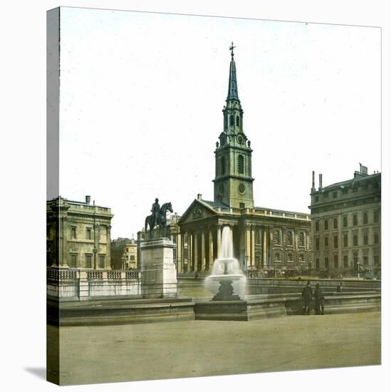 London (England), Trafalgar Square-Leon, Levy et Fils-Stretched Canvas