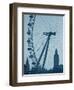 London Eye and Big Ben, South Bank, London, England-Alan Copson-Framed Photographic Print