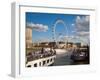 London Eye and River Thames, London, England, United Kingdom, Europe-Alan Copson-Framed Photographic Print