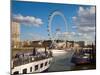 London Eye and River Thames, London, England, United Kingdom, Europe-Alan Copson-Mounted Photographic Print