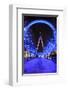 London Eye at Christmas-null-Framed Art Print