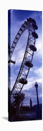 London Eye, Big Ben, London, England-null-Stretched Canvas