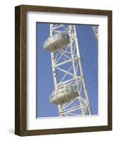 London Eye Ferris Wheel, London, England-Inger Hogstrom-Framed Photographic Print