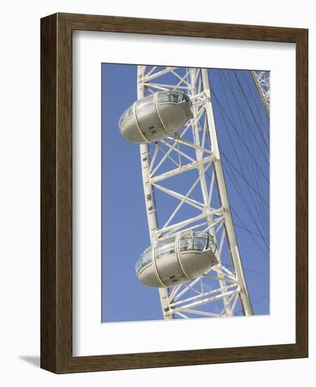 London Eye Ferris Wheel, London, England-Inger Hogstrom-Framed Photographic Print