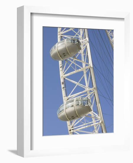 London Eye Ferris Wheel, London, England-Inger Hogstrom-Framed Photographic Print