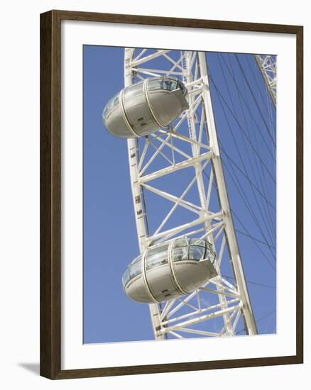 London Eye Ferris Wheel, London, England-Inger Hogstrom-Framed Photographic Print