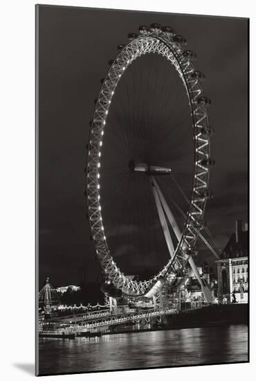 London Eye Ferris Wheel-null-Mounted Art Print