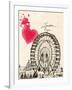 London Eye in Pen-Morgan Yamada-Framed Art Print