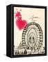 London Eye in Pen-Morgan Yamada-Framed Stretched Canvas