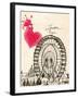 London Eye in Pen-Morgan Yamada-Framed Art Print