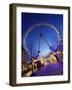 London Eye Is Giant Ferris Wheel, Banks of Thames Constructed for London's Millennium Celebrations-Julian Love-Framed Photographic Print