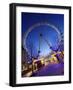 London Eye Is Giant Ferris Wheel, Banks of Thames Constructed for London's Millennium Celebrations-Julian Love-Framed Photographic Print