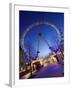 London Eye Is Giant Ferris Wheel, Banks of Thames Constructed for London's Millennium Celebrations-Julian Love-Framed Photographic Print