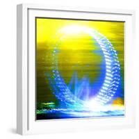 London Eye, London-Tosh-Framed Art Print