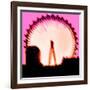 London Eye, London-Tosh-Framed Art Print