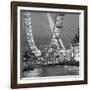 London Eye (Millennium Wheel) and Former County Hall, South Bank, London, England-Jon Arnold-Framed Premium Photographic Print