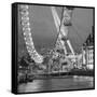 London Eye (Millennium Wheel) and Former County Hall, South Bank, London, England-Jon Arnold-Framed Stretched Canvas