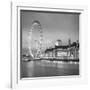 London Eye (Millennium Wheel) and Former County Hall, South Bank, London, England-Jon Arnold-Framed Photographic Print