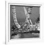 London Eye (Millennium Wheel) and Former County Hall, South Bank, London, England-Jon Arnold-Framed Photographic Print