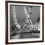 London Eye (Millennium Wheel) and Former County Hall, South Bank, London, England-Jon Arnold-Framed Photographic Print