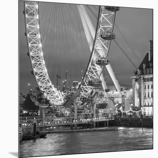 London Eye (Millennium Wheel) and Former County Hall, South Bank, London, England-Jon Arnold-Mounted Photographic Print