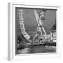 London Eye (Millennium Wheel) and Former County Hall, South Bank, London, England-Jon Arnold-Framed Photographic Print