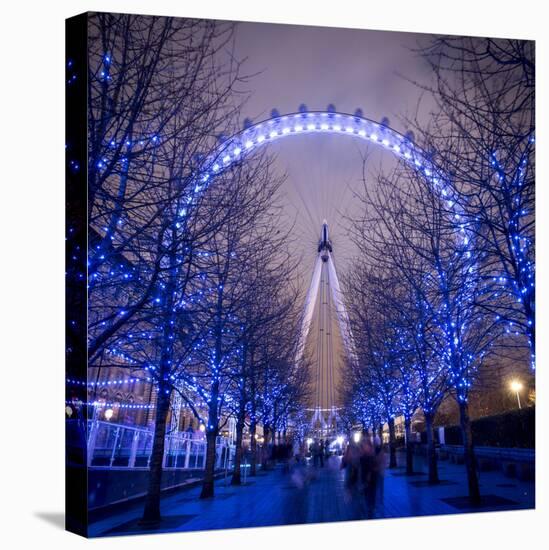 London Eye (Millennium Wheel), South Bank, London, England-Jon Arnold-Stretched Canvas