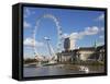 London Eye, River Thames, London, England, United Kingdom, Europe-Jeremy Lightfoot-Framed Stretched Canvas