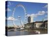 London Eye, River Thames, London, England, United Kingdom, Europe-Jeremy Lightfoot-Stretched Canvas