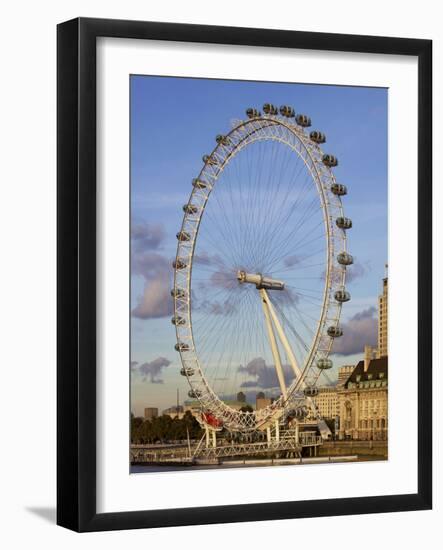 London Eye, River Thames, London, England, United Kingdom, Europe-Jeremy Lightfoot-Framed Photographic Print