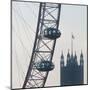 London Eye with Houses of Parliament-Tosh-Mounted Art Print