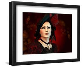 London Fashion Lady-Atelier Sommerland-Framed Art Print