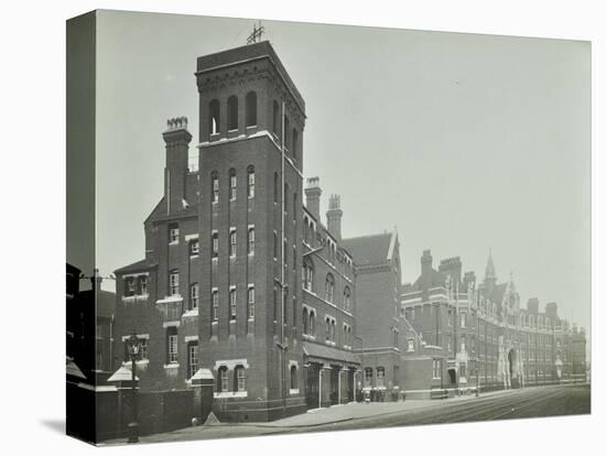 London Fire Brigade Headquarters, Seen from the Street, Southwark, London, C1900-C1935-null-Stretched Canvas