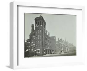 London Fire Brigade Headquarters, Seen from the Street, Southwark, London, C1900-C1935-null-Framed Photographic Print