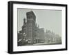 London Fire Brigade Headquarters, Seen from the Street, Southwark, London, C1900-C1935-null-Framed Premium Photographic Print