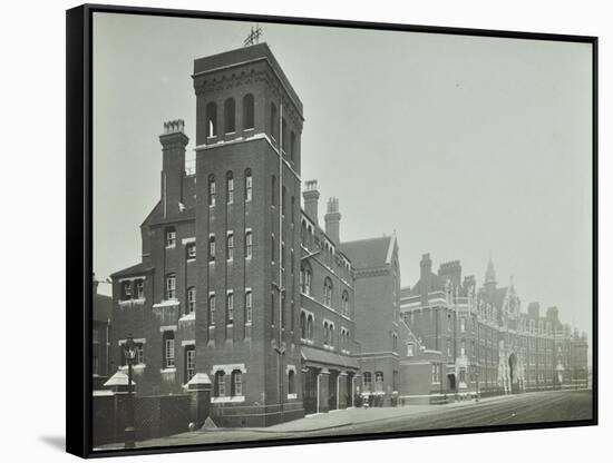 London Fire Brigade Headquarters, Seen from the Street, Southwark, London, C1900-C1935-null-Framed Stretched Canvas