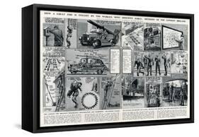 London Fire Brigade's Organisation and Equipment-George Horace Davis-Framed Stretched Canvas