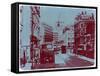 London Fleet Street-NaxArt-Framed Stretched Canvas